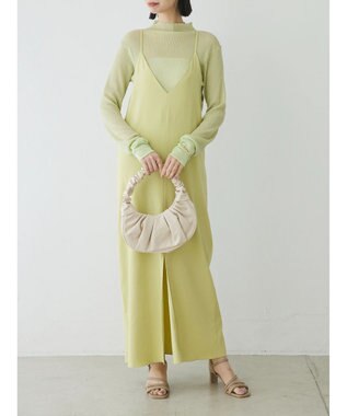 Green Parks AnriettMusee ２ＷＡＹキャミワンピース Lime Green