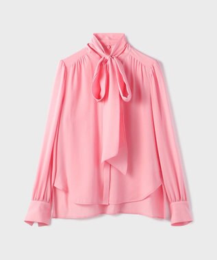 GRACE CONTINENTAL トリアセボウタイブラウス ピンク