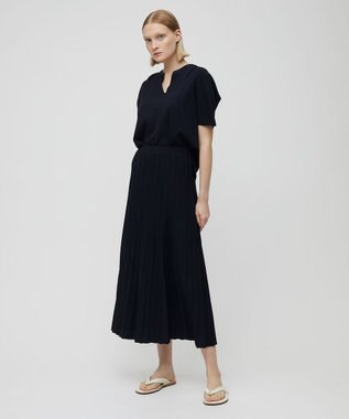 BEIGE， MONSTERA / ニットスカート Navy