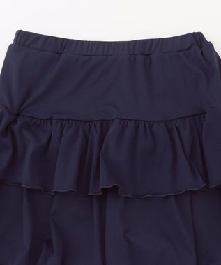 組曲 KIDS 【UVカット】【SS-Lサイズ】マリンストライプ スイムウェア(セパレート) コーラル