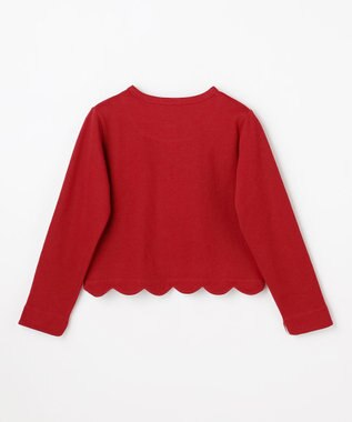 ANY KIDS 【Strawberry Collection】スナップボタン カーディガン レッド