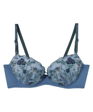 une nana cool ボタニカル柄のレースが華やか Botanic Garden インディゴブルー