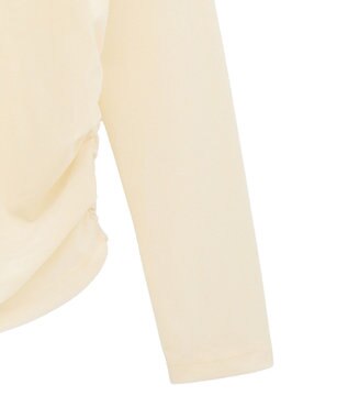 CRAFT STANDARD BOUTIQUE シアーベロアサイドギャザープルオーバー Cream