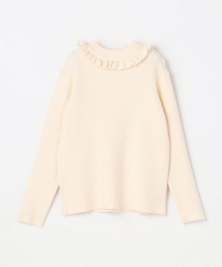 ANY KIDS しあわせタッチニット エクリュ