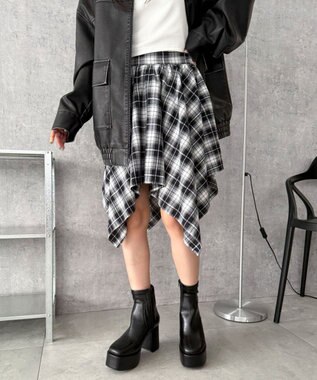 WEGO ストレッチヒールショートブーツ ブラック