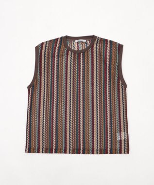 WEGO アンサンブルメッシュベスト 柄2