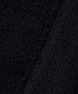 J.PRESS LADIES スラブヤーン ツイード ジャケット ネイビー系