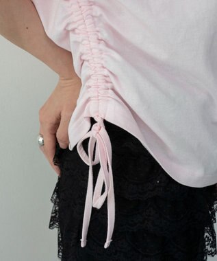 WEGO ホルターネックレイヤードワンショルT ピンク