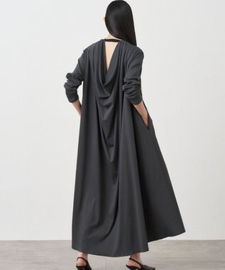 ATON SUVIN FRISE | フレアドレス CHARCOAL GRAY