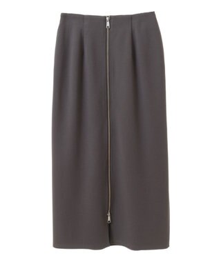 earth music&ecology Ｚｉｐスカート Gray