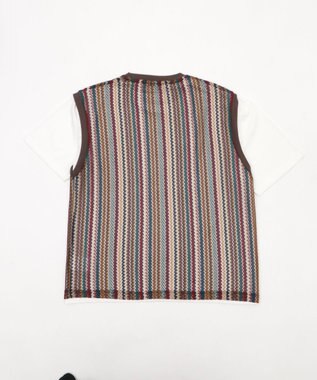 WEGO アンサンブルメッシュベスト 柄2