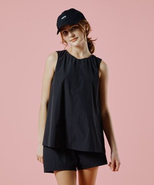 San-ai Resort（三愛水着楽園） 【カップ付きセット水着】タンキニ セット水着　無地【Ungrid（アングリッド）】 ブラック