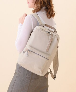 ACE BAGS & LUGGAGE 【雑誌掲載】W&.Day/Night ポッケス スリムリュック A4サイズ 13.3インチPC収納 15276 ダブルアンドデイナイト マザーズバッグ ライトベージュ