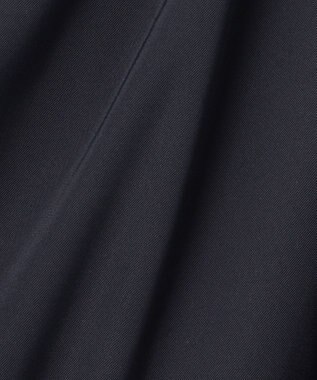 23区 【洗える】ブライトタフタ ギャザー スカート ネイビー系