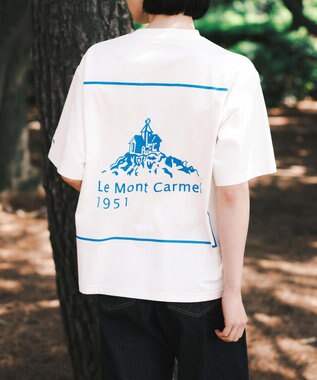 SHARE PARK LADIES 【UVカット・吸水速乾・ストレッチ・軽量 】バックプリントポケットTシャツ（S・Mサイズ） ホワイト系