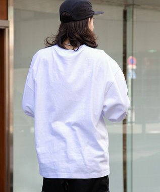 WEGO 【SETITEM】アクセ付きグラフィックロンT ホワイト