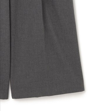 uncrave TRツイル ワイドトラウザー チャコール