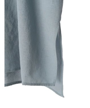 earth music&ecology 配色ステッチＢＩＧシャツ Gray