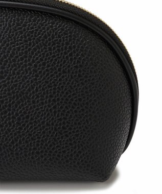 TOPKAPI 【Breath TOPKAPI】【TOPKAPI × 藤本美貴さんコラボ】スコッチグレイン ラウンドポーチ/撥水 ブラック