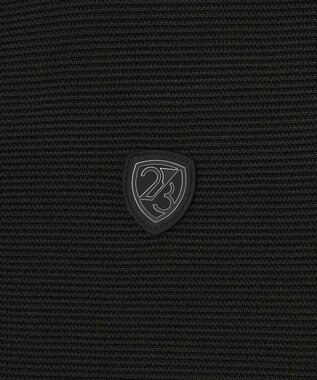 23区GOLF 【MEN】リバーシブルニットベスト モノグラム柄 ブラック系