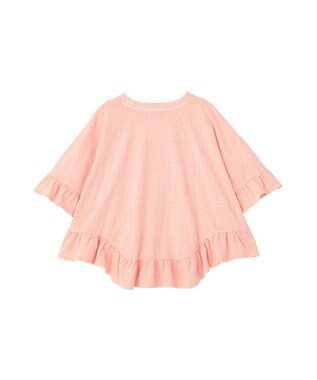 earth music&ecology ピグメントフリルTシャツ Pink