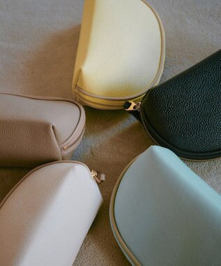 TOPKAPI 【Breath TOPKAPI】【TOPKAPI × 藤本美貴さんコラボ】スコッチグレイン ラウンドポーチ/撥水 ミントグリーン