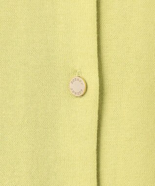 J.PRESS LADIES 【洗える】BASIC HT-COTTON クルーネック カーディガン ピスタチオ系