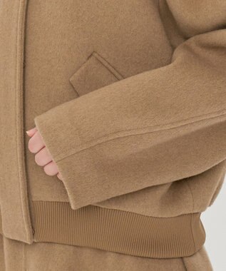 uncrave リバー スタンドカラー ブルゾン（uncrave STANDARD） ベージュ