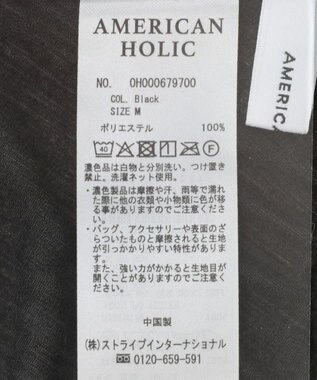 AMERICAN HOLIC 【2点SET】アシメシアーT＋ラメインナー Black