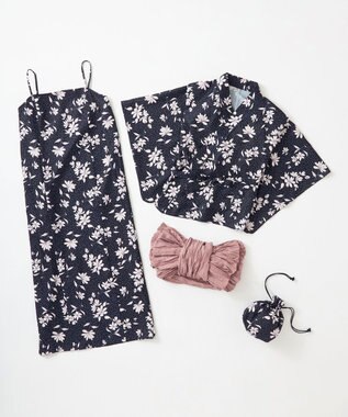 ANY SIS 【2WAY】浴衣 5点セット ネイビー系