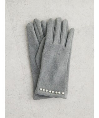 Green Parks ・パール付きグローブ Gray