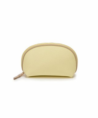 TOPKAPI 【Breath TOPKAPI】【TOPKAPI × 藤本美貴さんコラボ】スコッチグレイン ラウンドポーチ/撥水 レモンイエロー