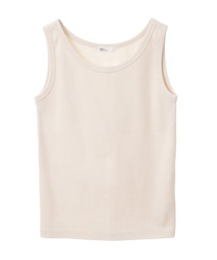 CRAFT STANDARD BOUTIQUE 【抗菌防臭】テレコタンクトップ Ivory