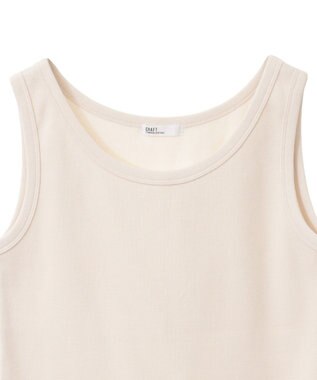 CRAFT STANDARD BOUTIQUE 【抗菌防臭】テレコタンクトップ Ivory