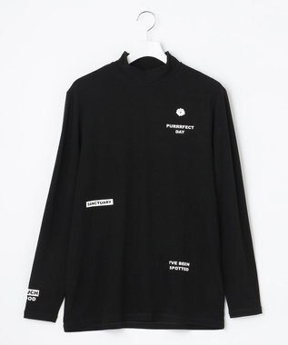  【MEN】【吸湿発熱】ウォーム モックネック カットソー