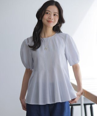 組曲 L 【先行予約】ニューリヨセルシャーティング フレアTブラウス