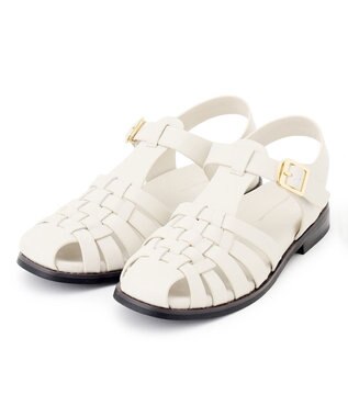 23区 グルカ サンダル アイボリー系