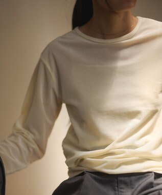 CRAFT STANDARD BOUTIQUE シアーベロアサイドギャザープルオーバー Cream