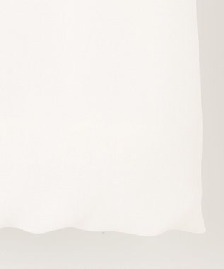 ANY SIS 【洗える】フロントプリーツシフォンブラウス オフホワイト