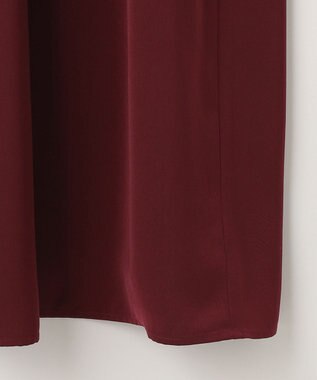 自由区 【WEB限定】ラグランタック ドレス ワイン系