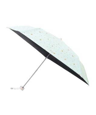 MOONBAT 【 遮光率100％/遮熱/UV/軽量】PAUL&JOE ACCESSOIRES(ポール&ジョー) 晴雨兼用日傘 ジプシー ネコ 折りたたみ傘 ミントグリーン