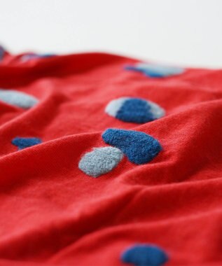 nitorito 【UNISEX】Sanpo オリジナル柄 ストール red