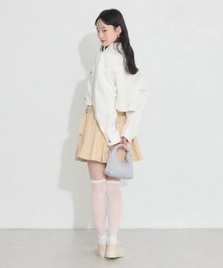 earth music&ecology ショートデニムジャケット Off White