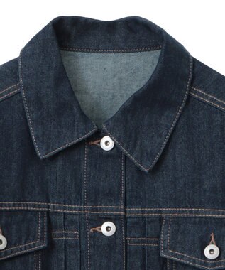 earth music&ecology ショートデニムジャケット Indigo