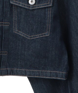 earth music&ecology ショートデニムジャケット Indigo