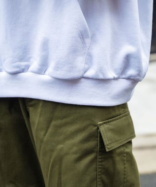 WEGO ヘビーウエイトサガラカレッジプルパーカー ホワイト