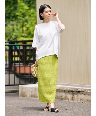 AMERICAN HOLIC 抗菌防臭＋接触冷感　コクーンカットプルオーバー Off White