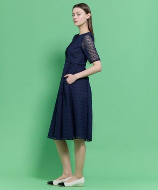 TOCCA CRYSTAL LABYRINTH ドレス ネイビー系