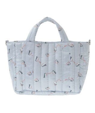 Maison de FLEUR ペンギンキルトショルダーバッグ Light Blue