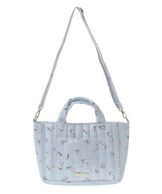 Maison de FLEUR ペンギンキルトショルダーバッグ Light Blue